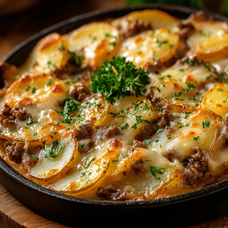 Ground Beef Potato Casserole