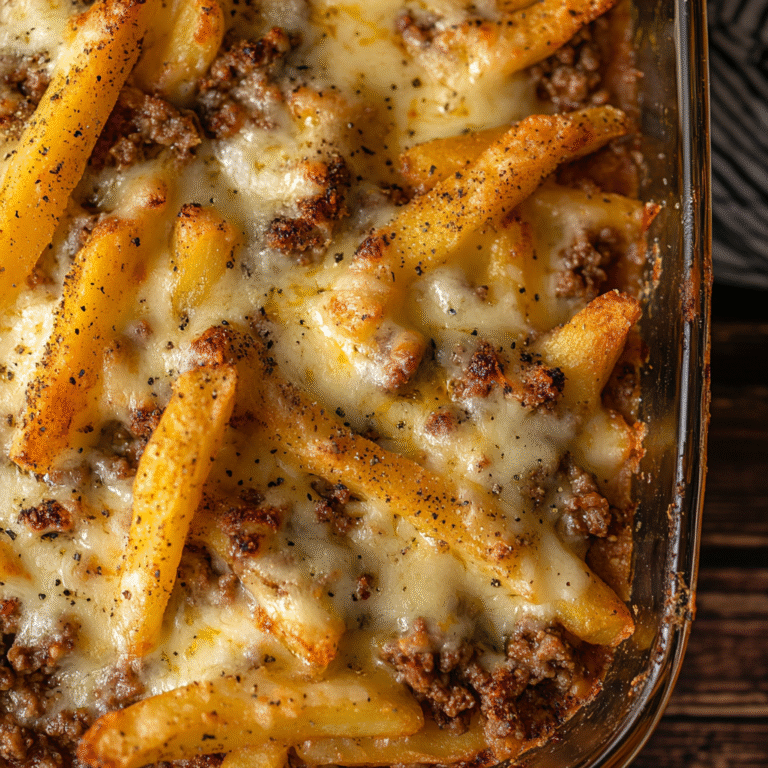 EASY FRENCH FRY BREAKFAST CASSEROLE